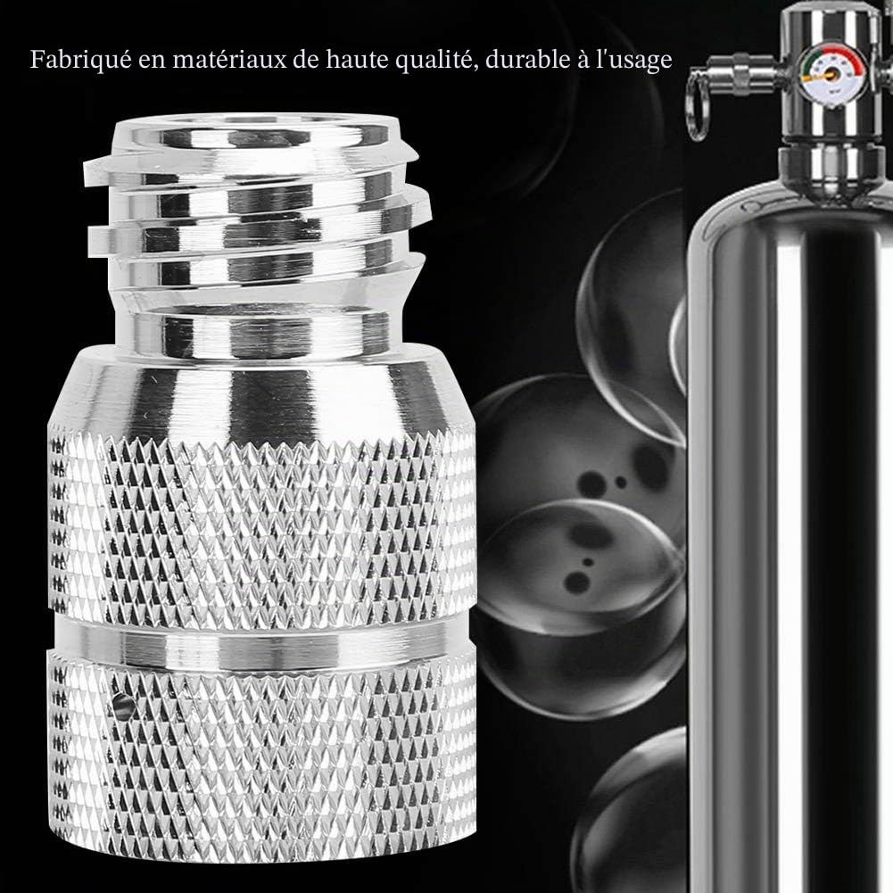 Omabeta Kitchen Utensils & Cooking Tools adaptateur CO₂ TR21-4 vers G1/2 ou Type 30 en laiton