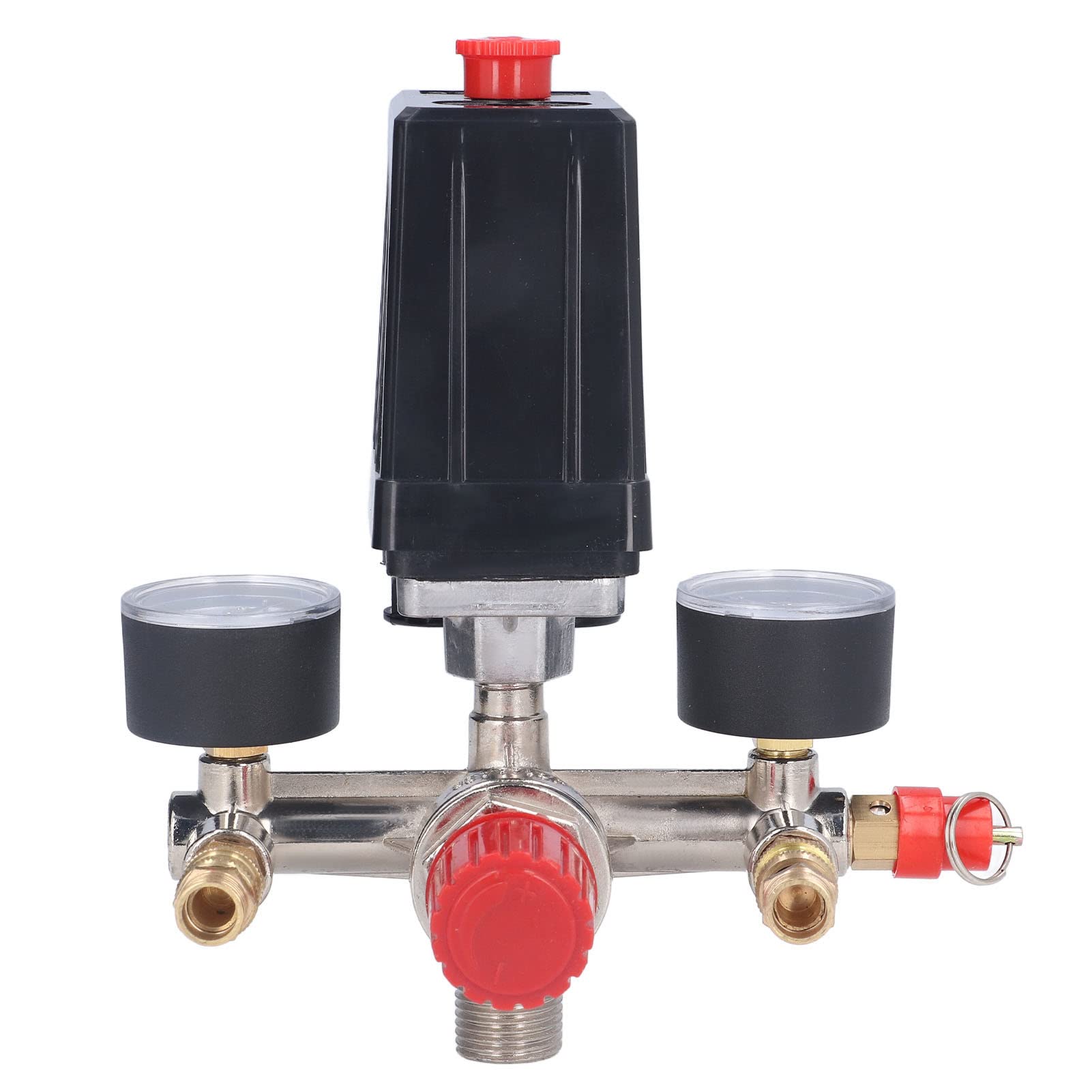 Omabeta Tools & Workshop Equipment Pressostat de compresseur 90–120 PSI avec 2 manomètres