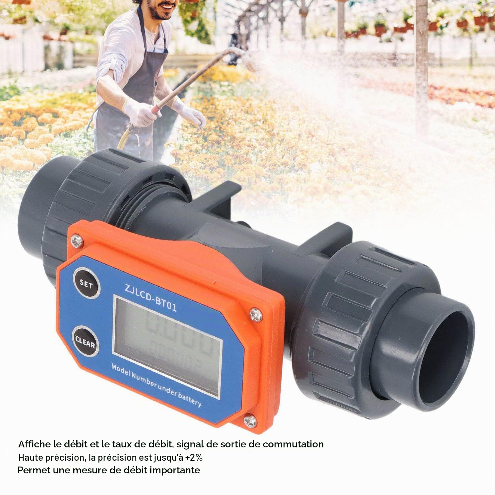Omabeta Pumps & Irrigation Equipment débitmètre d'eau numérique piscine 10-120 L/min