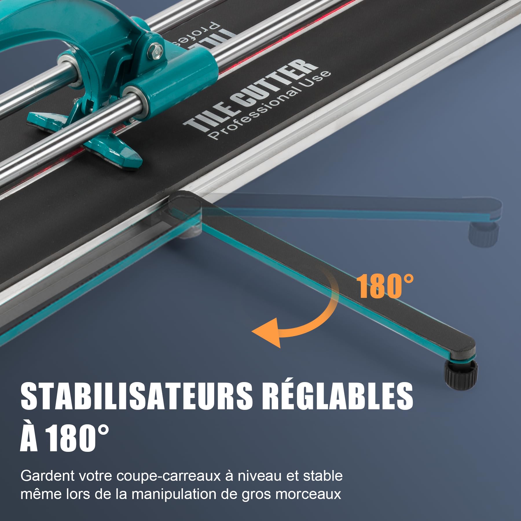 ZELCAN Tile Cutter coupe-carreaux manuel 120 cm avec guide laser