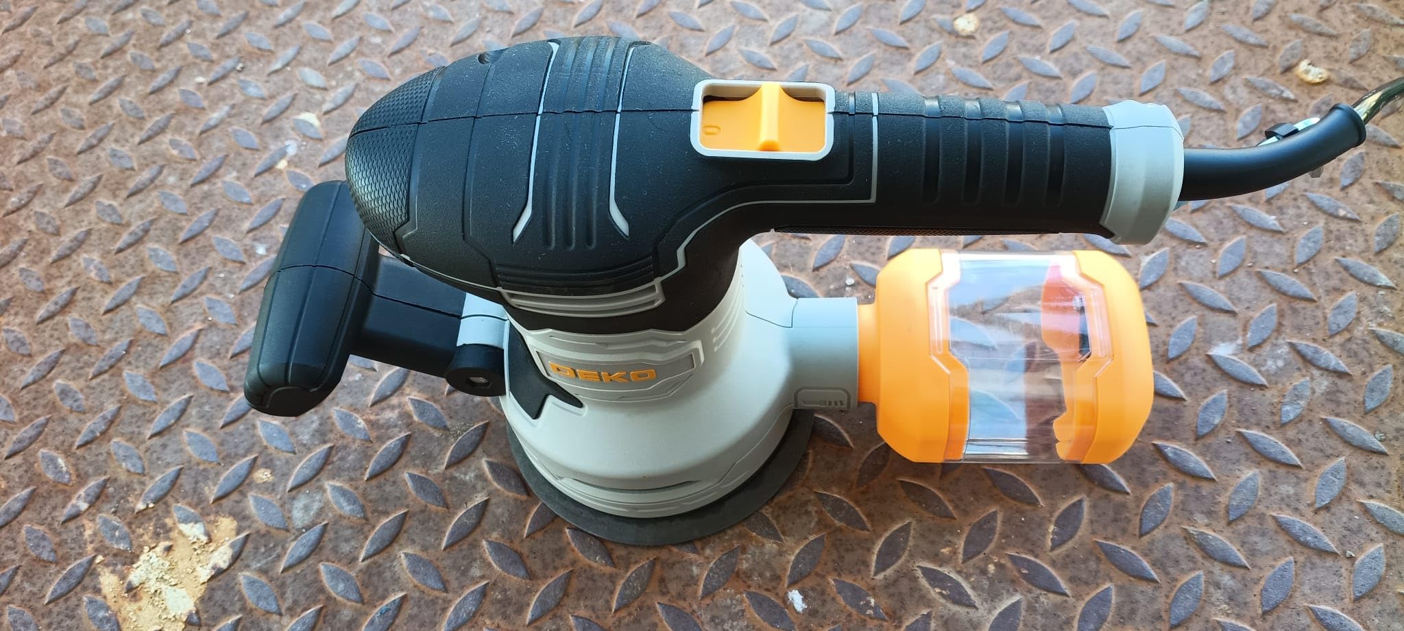 DEKOPRO POWER TOOLS ponceuse excentrique 450 W 125 mm avec variateur