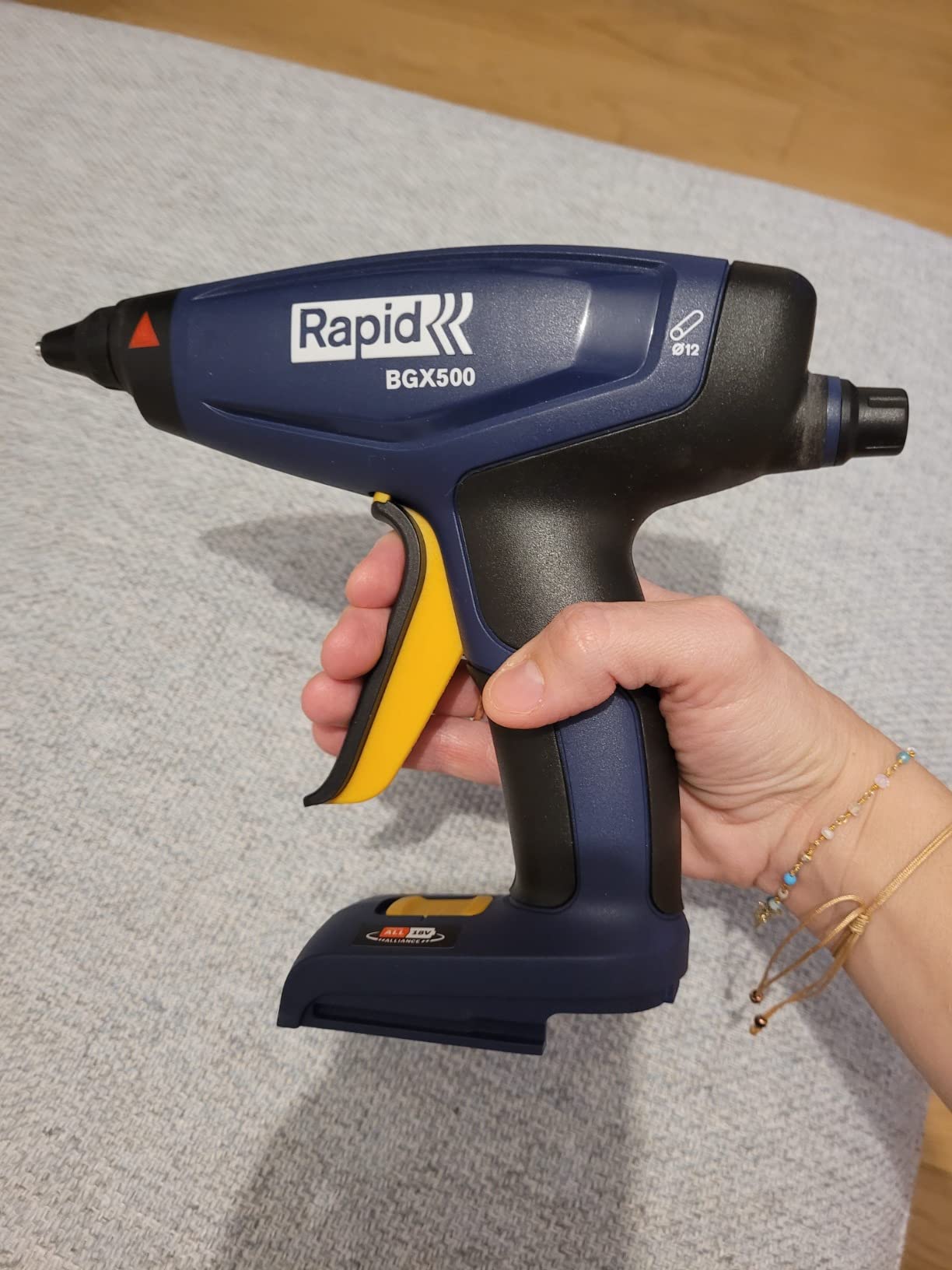 Rapid Collage BGX500 pistolet à colle sans fil 18 V sans batterie ni chargeur