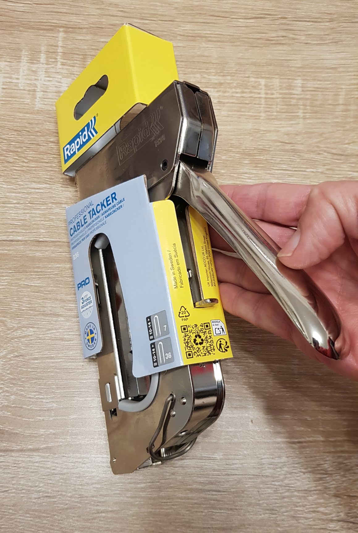 Rapid’os 16 Agrafage R36E agrafeuse câble pour agrafes n°36 et n°7