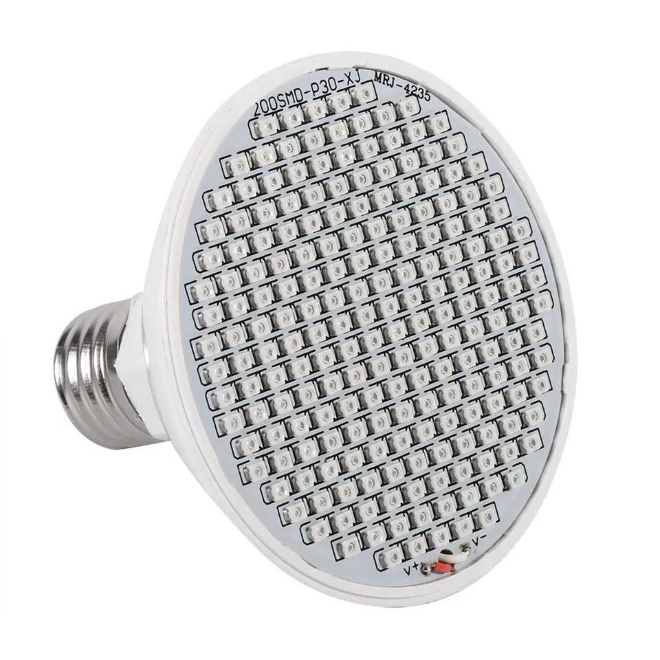 Omabeta Garden Machinery & Agricultural Equipment 24W 200-LED lampe horticole E27 spectre complet