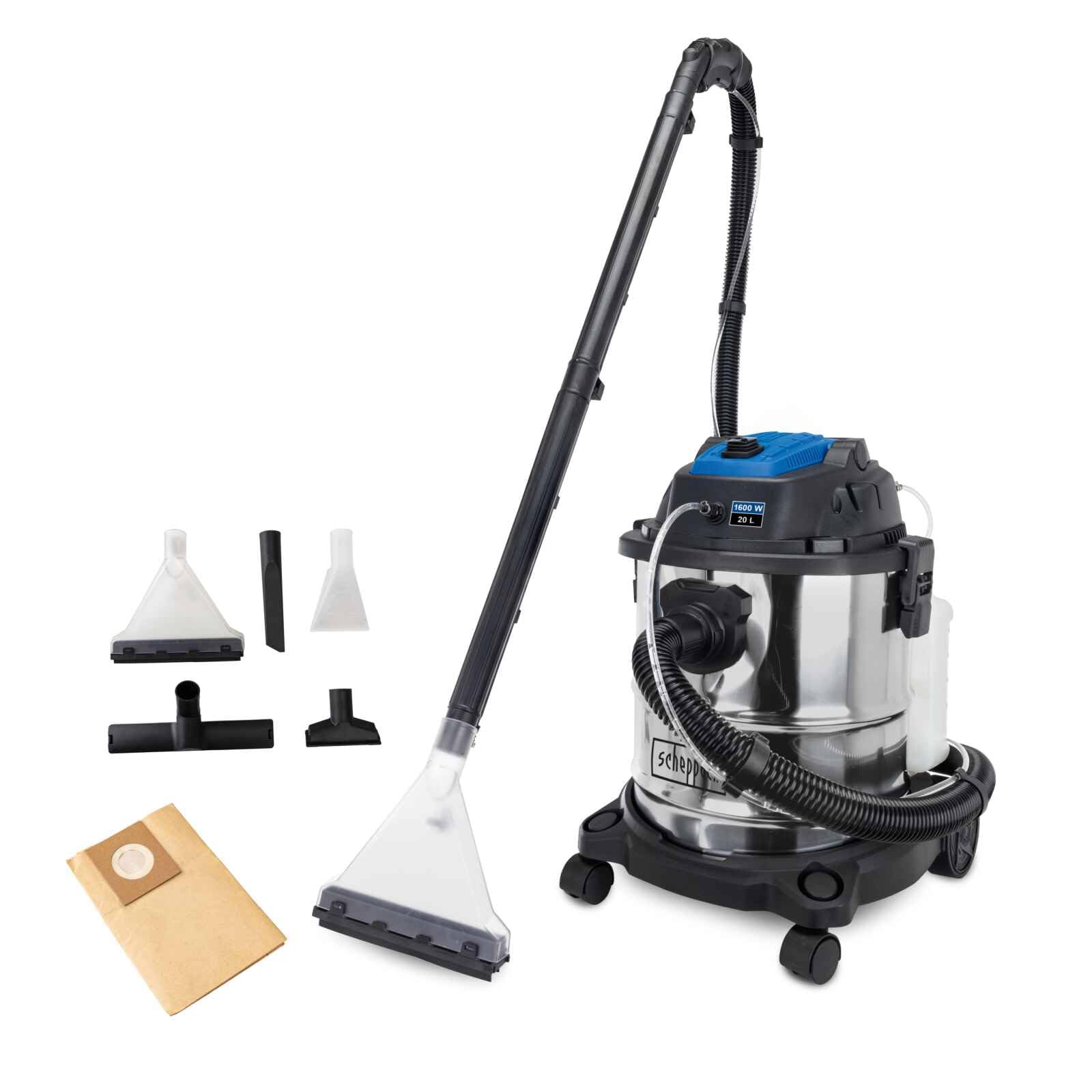 Scheppach ST Series SprayVac20 injecteur-extracteur 5 en 1