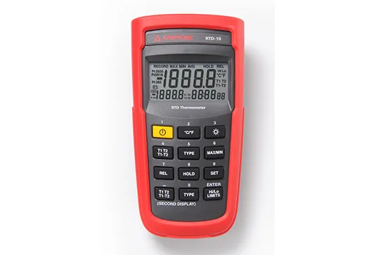 Amprobe HVAC Tools RTD-10 thermomètre RTD numérique double entrée