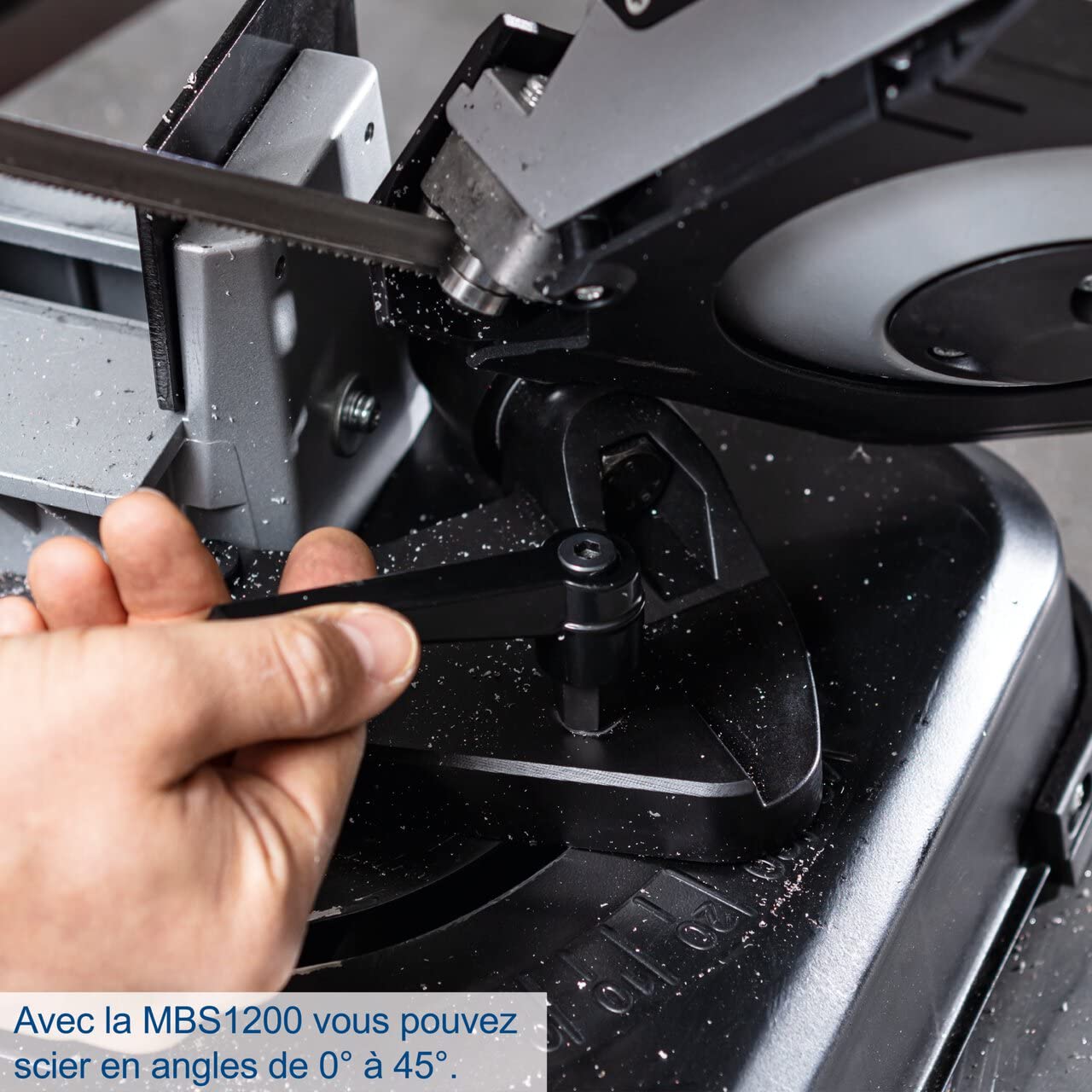 Scheppach HBS Series MBS1200XT scie à ruban à métaux 1100 W