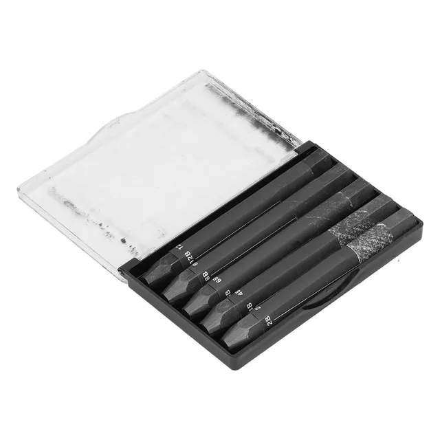 Omabeta Toys & Games bâtons de graphite solubles à l’eau 5 pièces hexagonaux 12 mm
