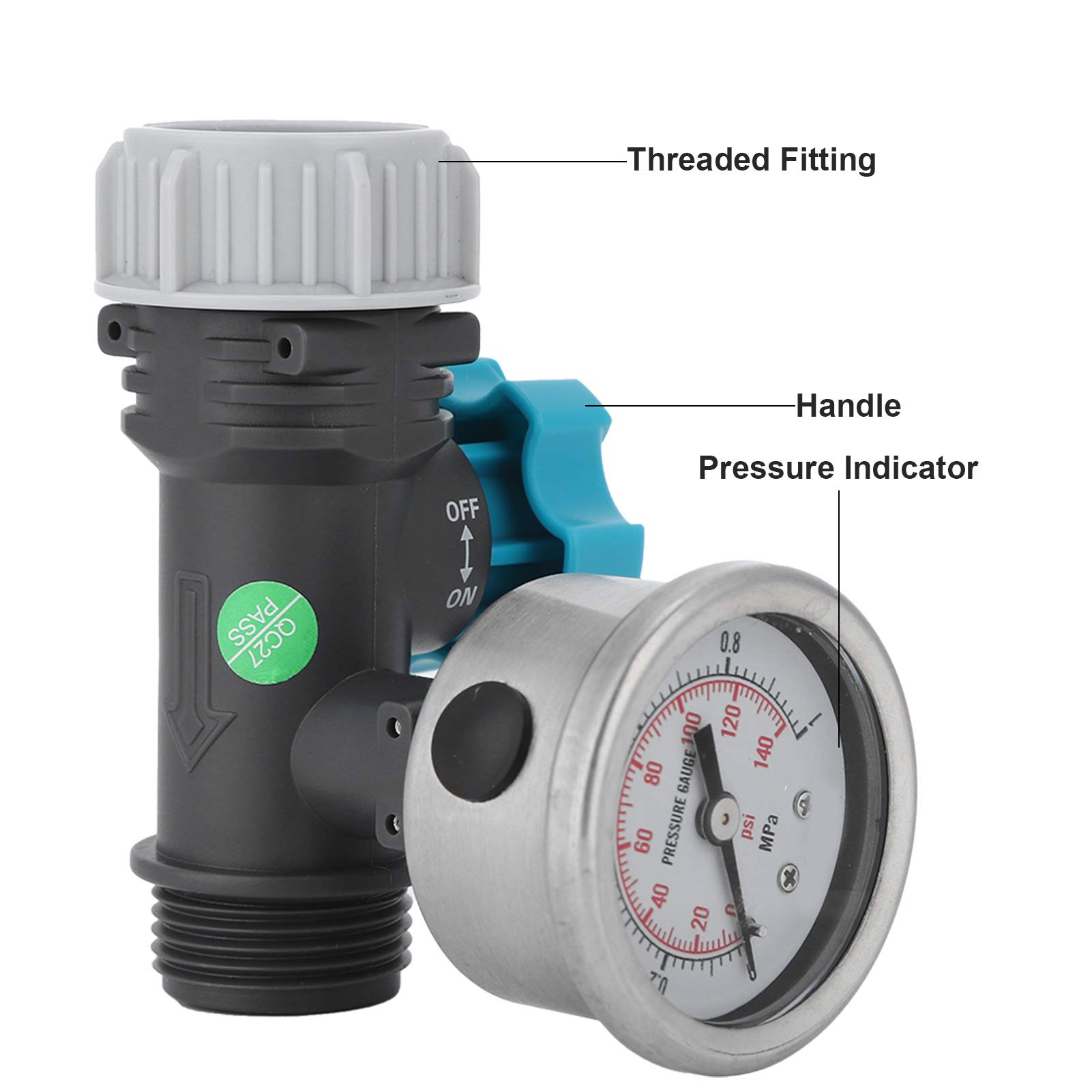 Omabeta Pumps & Irrigation Equipment réducteur de pression d’eau réglable G3/4 pour jardin