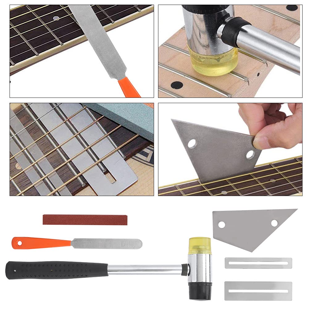 Omabeta lime à frettes de guitare tubulaire en métal