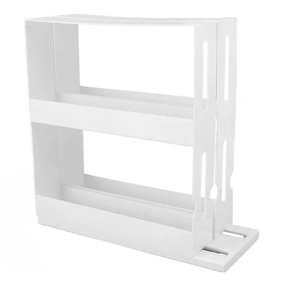 Omabeta Home Décor & Bathroom Décor Support à épices 2 niveaux coulissant
