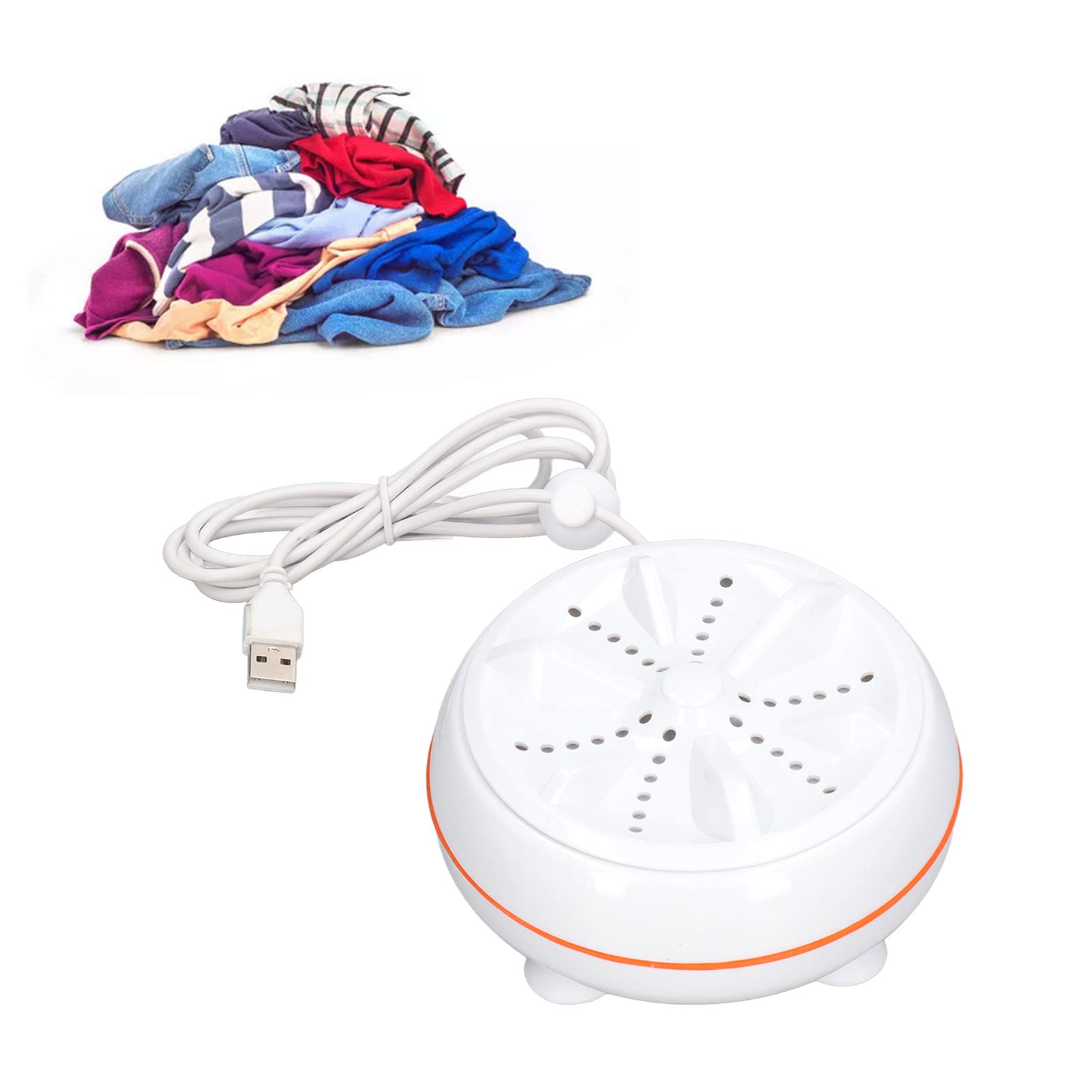 Omabeta Cleaning & Laundry Appliances mini lave-linge à turbine blanc ABS 30 min