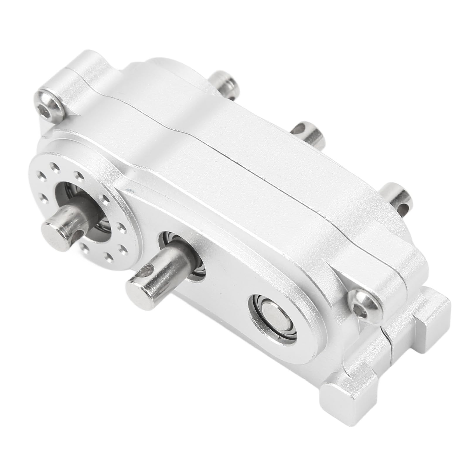 Omabeta Toys & Games boîte de transfert de boîte de vitesses à 2 vitesses SCX10 313 mm argent
