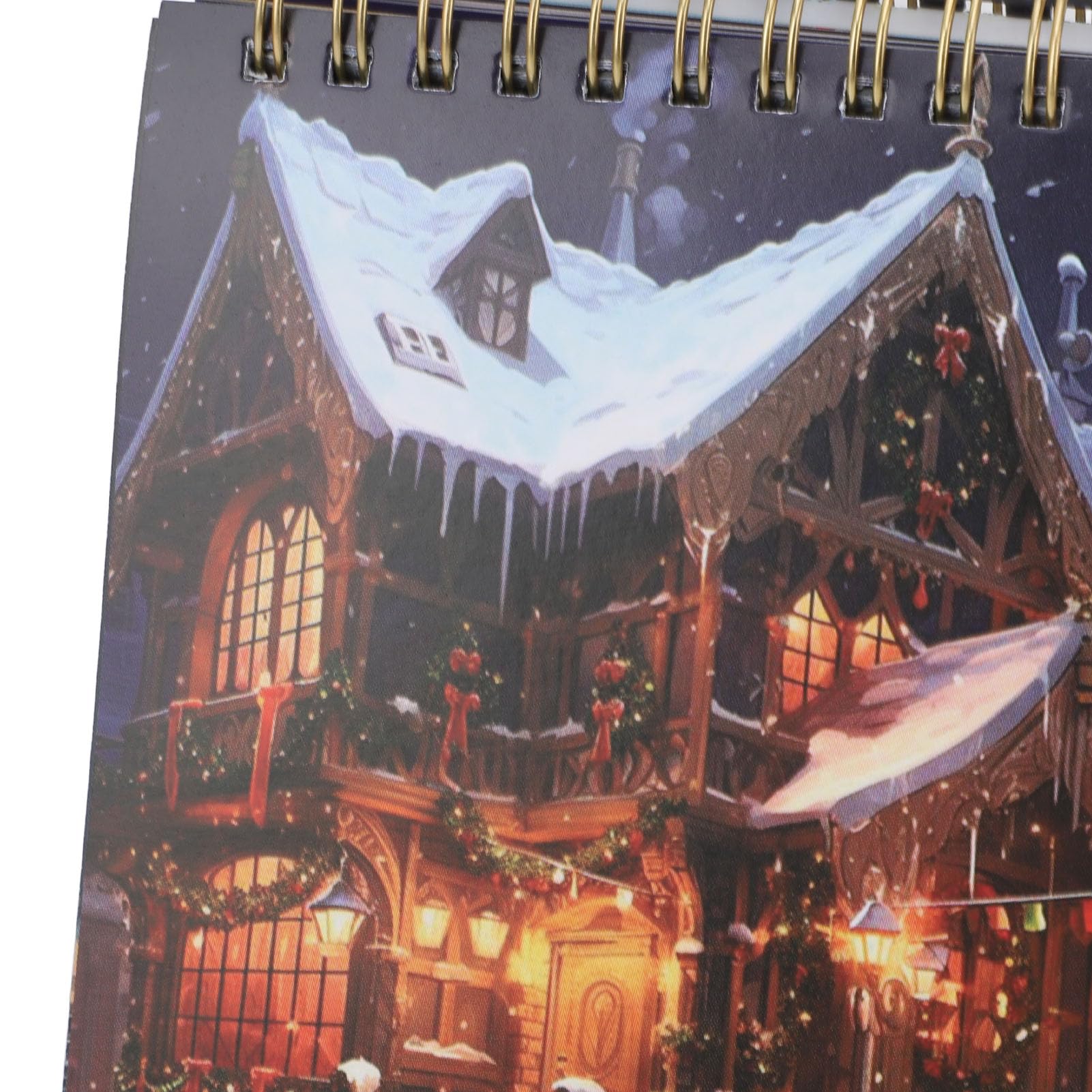 Omabeta Home Décor & Bathroom Décor calendrier de Noël 2024, 100 jours, papier