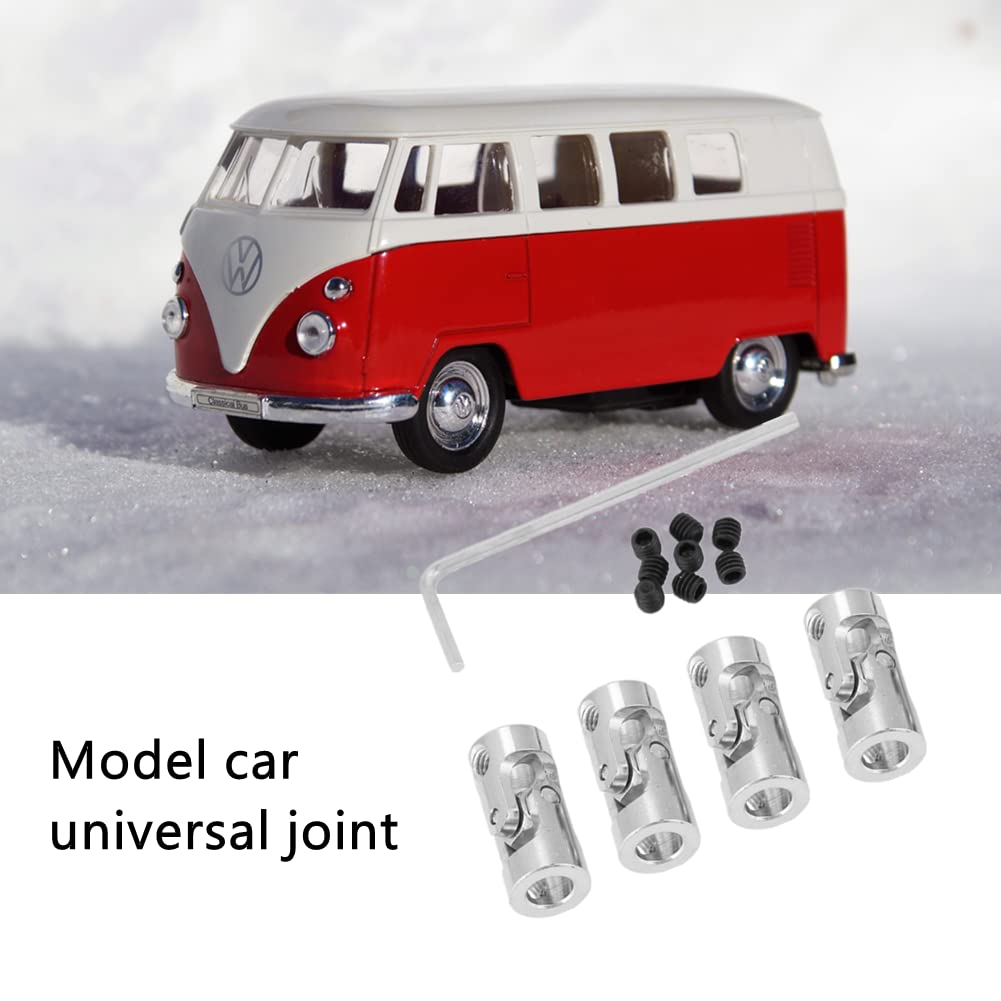 Omabeta Tools & Workshop Equipment Joints universels 5 × 5 mm 4 pièces nickelés