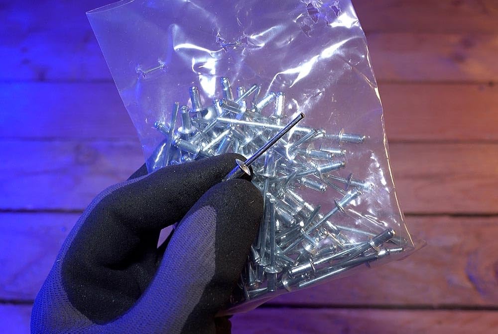 Rapid’os 16 Rivetage rivets standard Ø4 × 12 mm aluminium 100 pièces