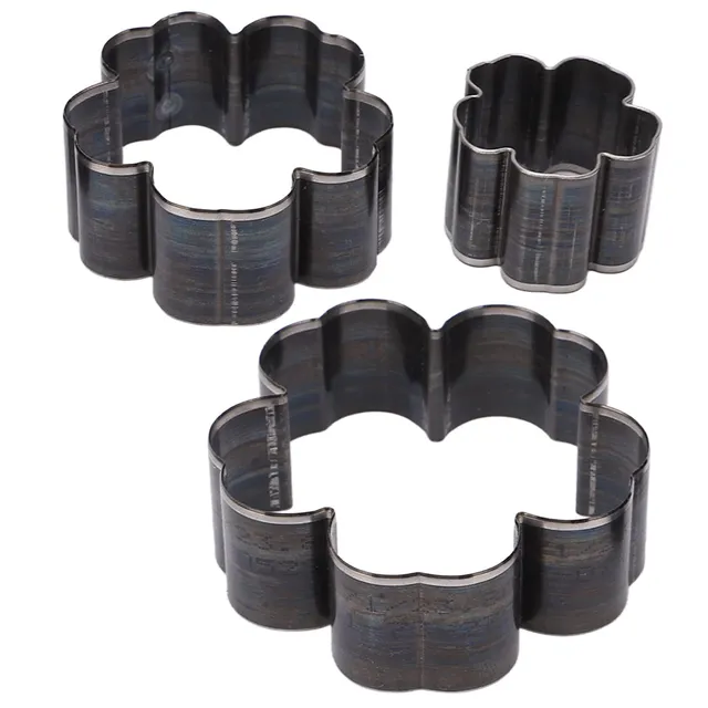 Omabeta Tools & Workshop Equipment Matrice fleur de cerisier pour cuir, 3 tailles