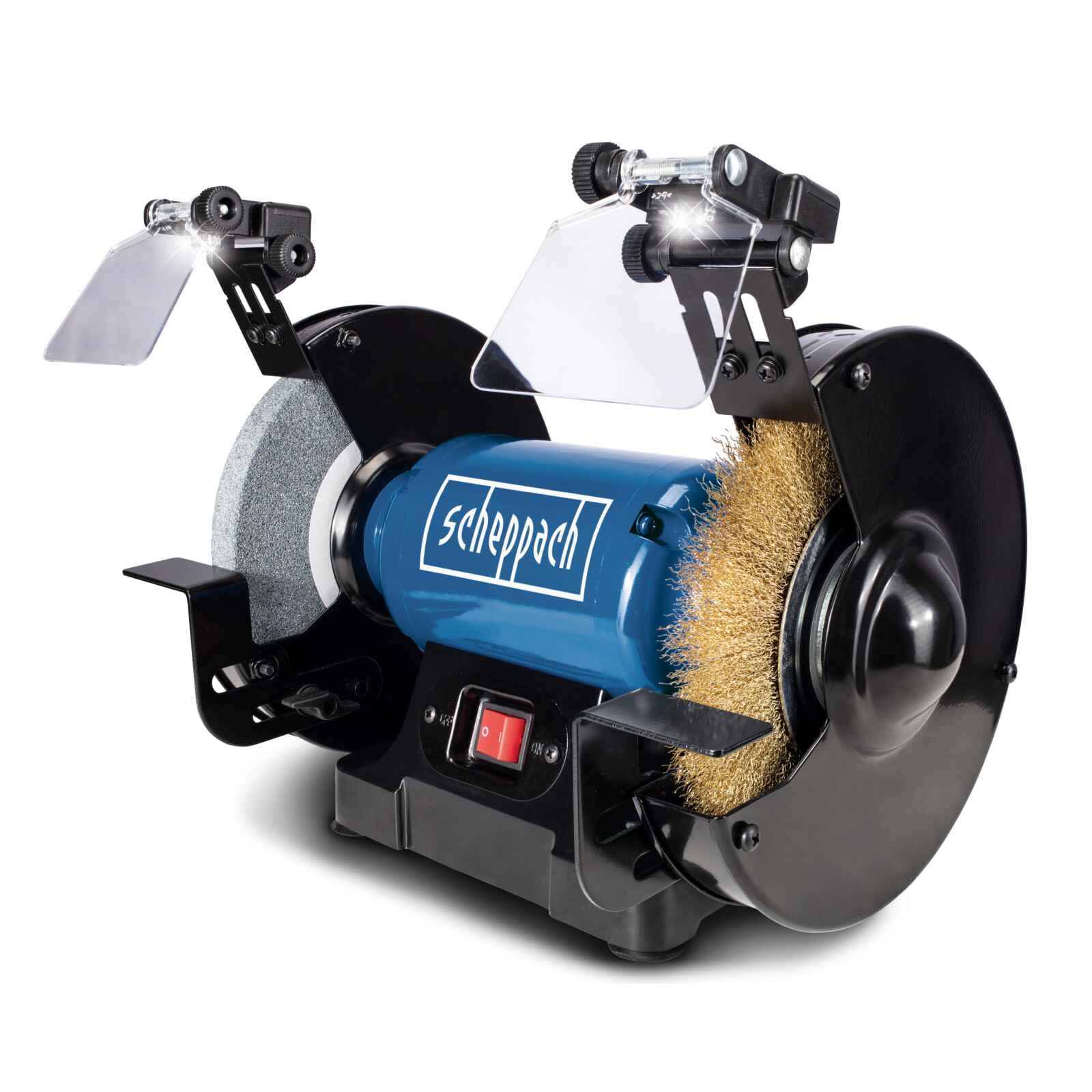 Scheppach BSM Series SM150LB touret mixte 400 W, meules 150 mm