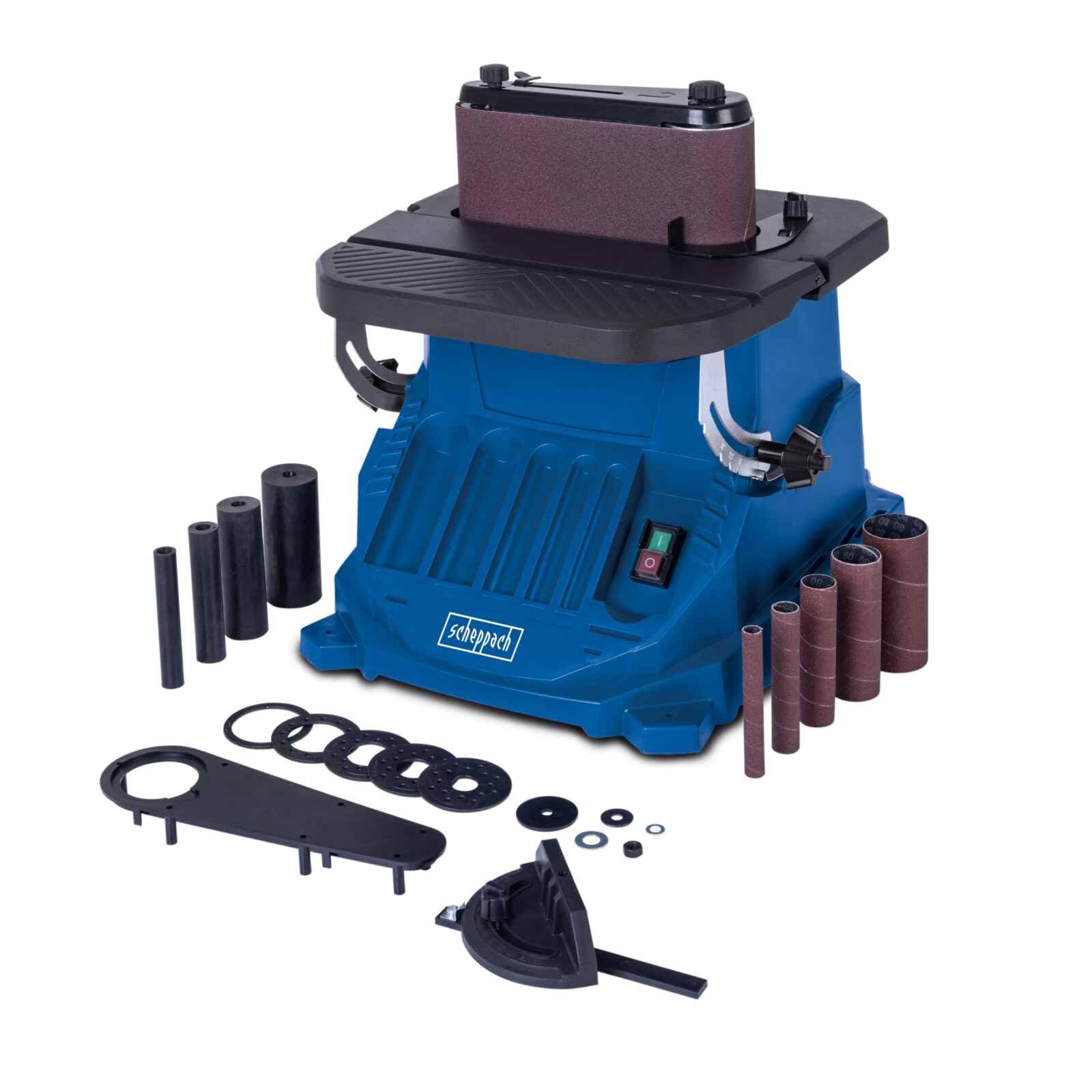 Scheppach BS Series OSM600 ponceuse oscillante 450 W avec 5 manchons