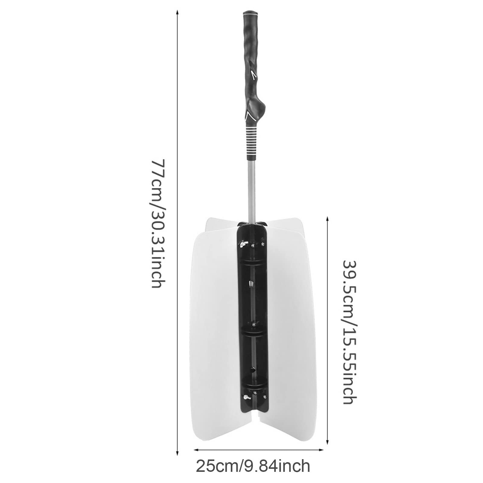 Omabeta Toys & Games Entraîneur de swing à résistance au vent blanc 26 cm, prise antidérapante