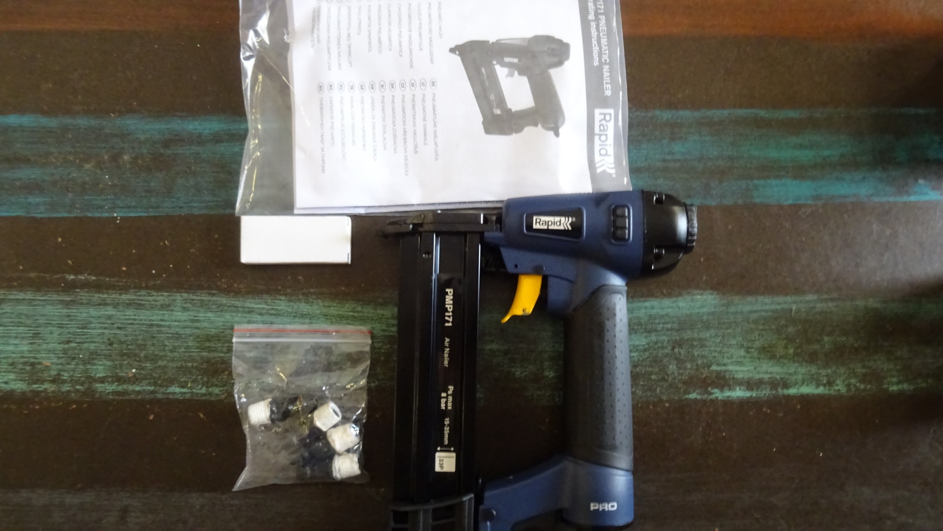 Rapid’os 16 Clouage PRO PMP171 cloueur pneumatique micro-pin 23P 15-35 mm