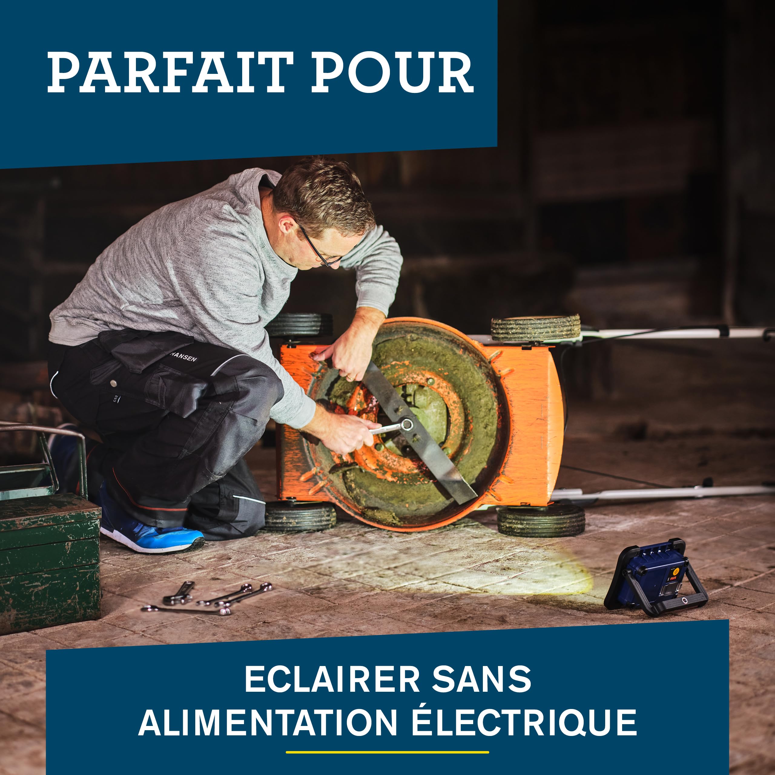 Rapid’os 16 Lampes de Chantier The Portable lampe LED rechargeable 1000 lumens