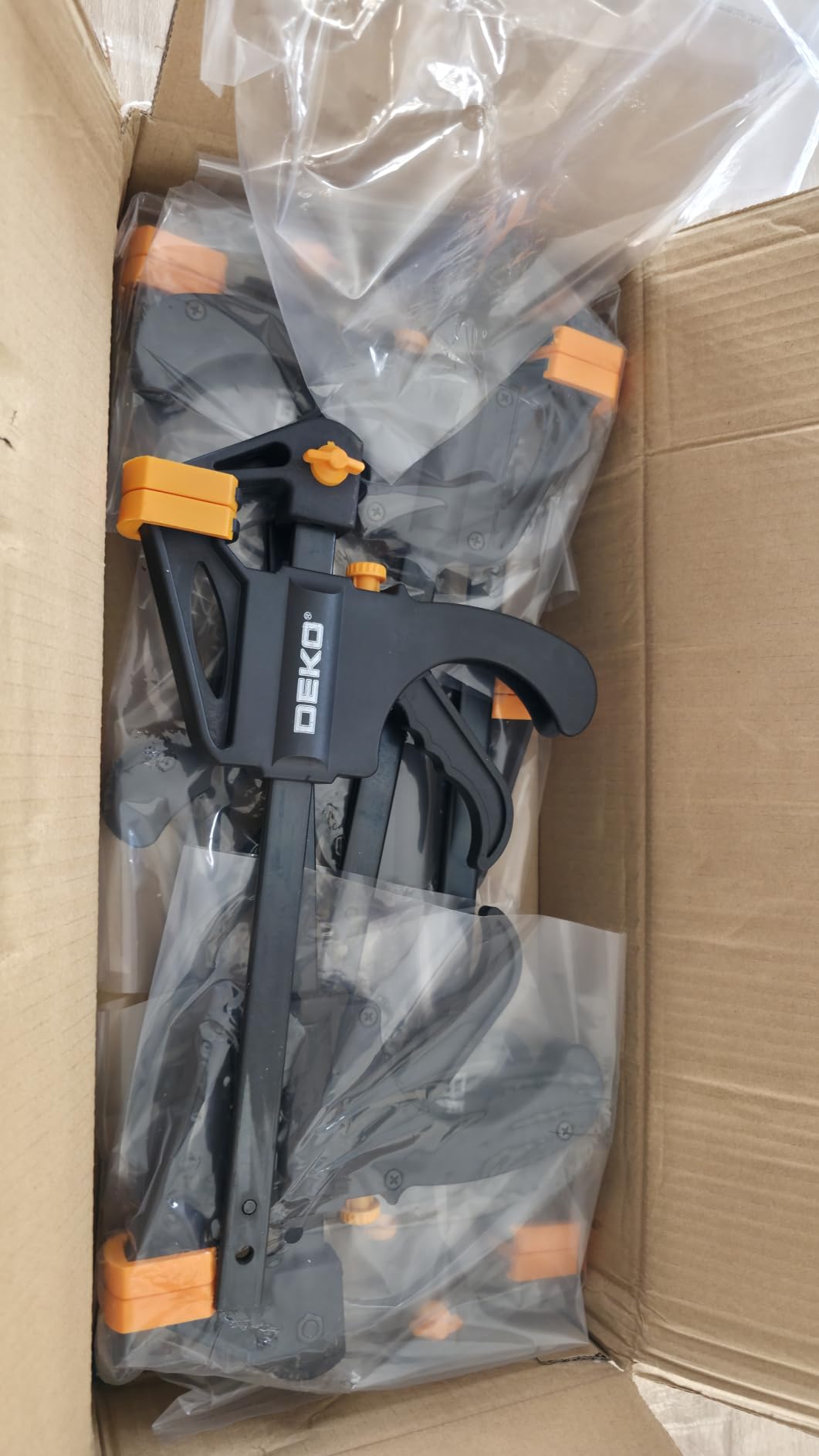DEKOPRO TOOL KIT lot de 6 serre-joints F à libération rapide pour bois