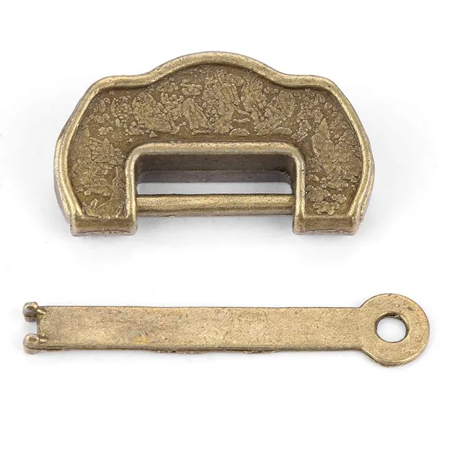 Omabeta Tools & Workshop Equipment cadenas rétro chinois petit bronze à clé