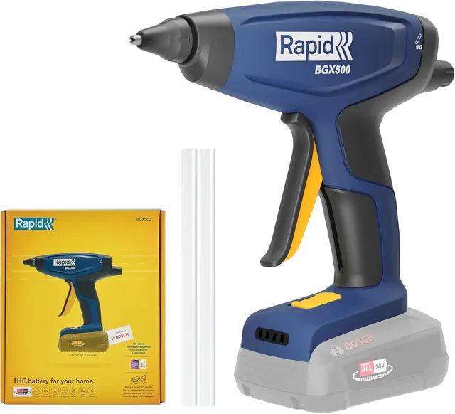 Rapid Collage BGX500 pistolet à colle sans fil 18 V sans batterie ni chargeur
