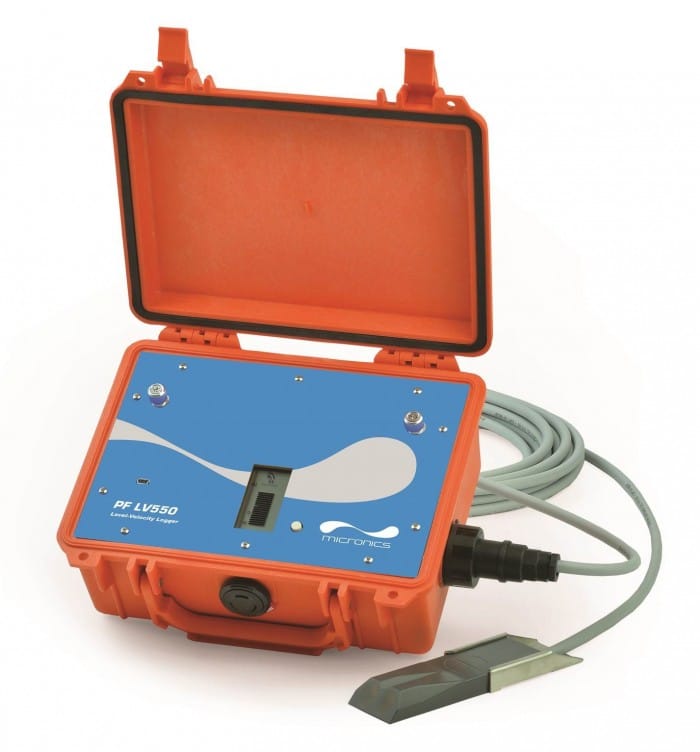 Micronics Portaflow PF LV550 débitmètre portable à vitesse de surface