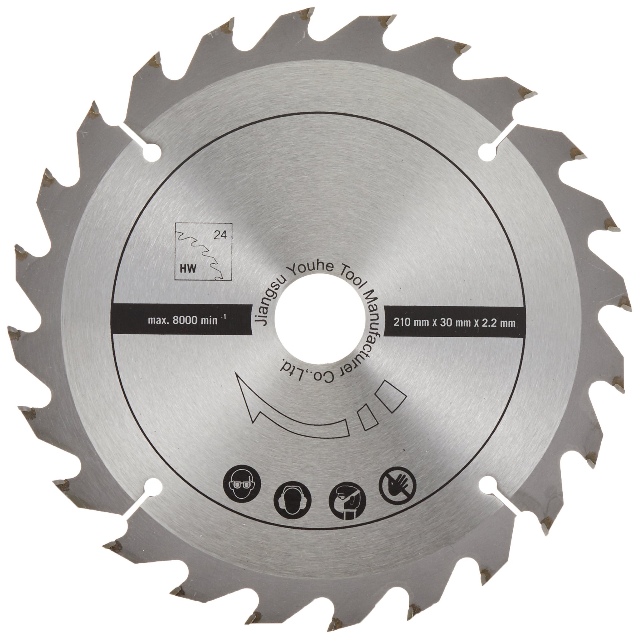 Scheppach HM Series lames de scie circulaire 210 mm, lot de 3, multi-matériaux