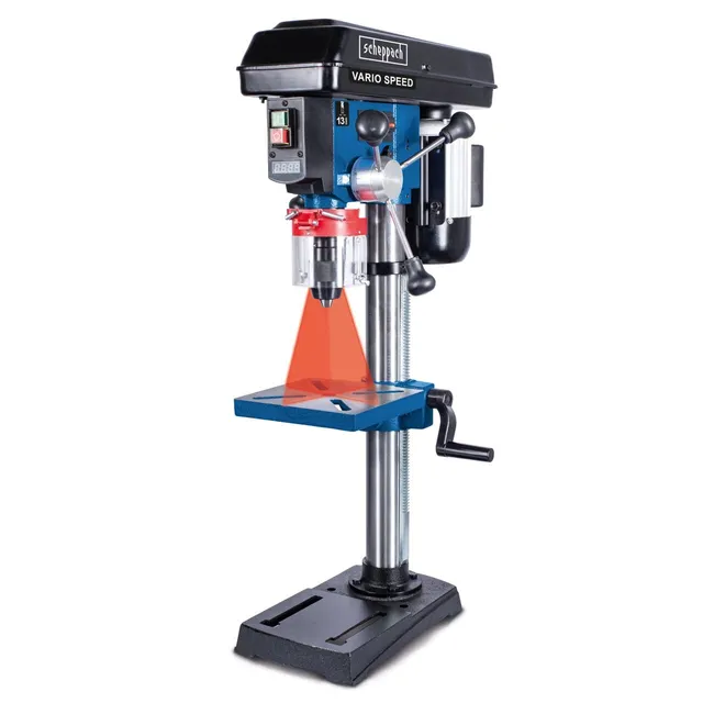 Scheppach ST Series DP19Vario perceuse à colonne 550 W avec laser