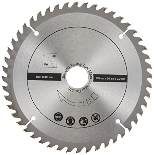 Scheppach HM Series lames de scie circulaire 210 mm, lot de 3, multi-matériaux
