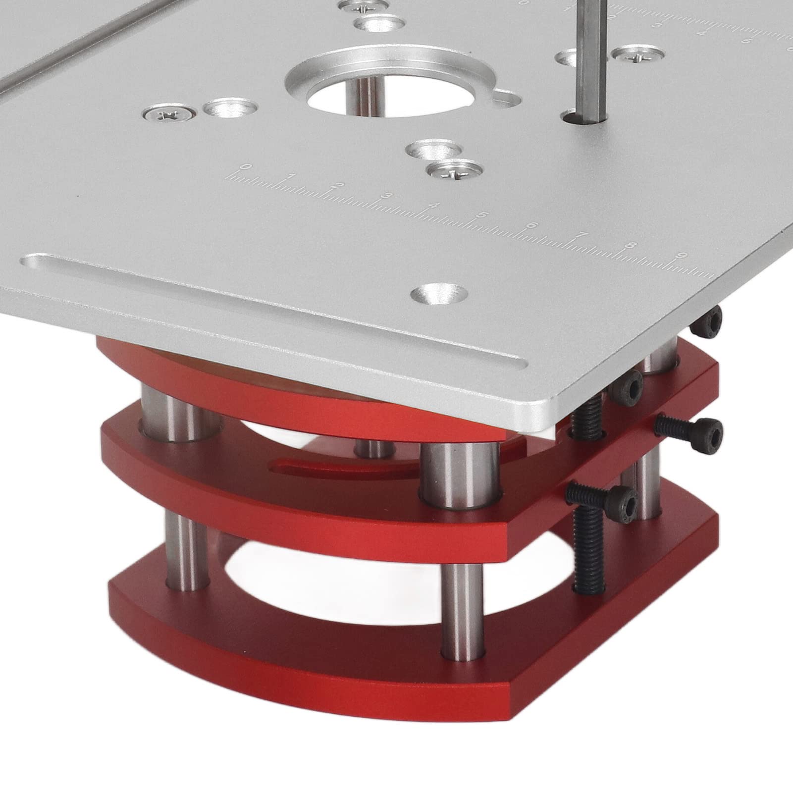 Omabeta Table de défonceuse Lfit avec système de levage standard argent