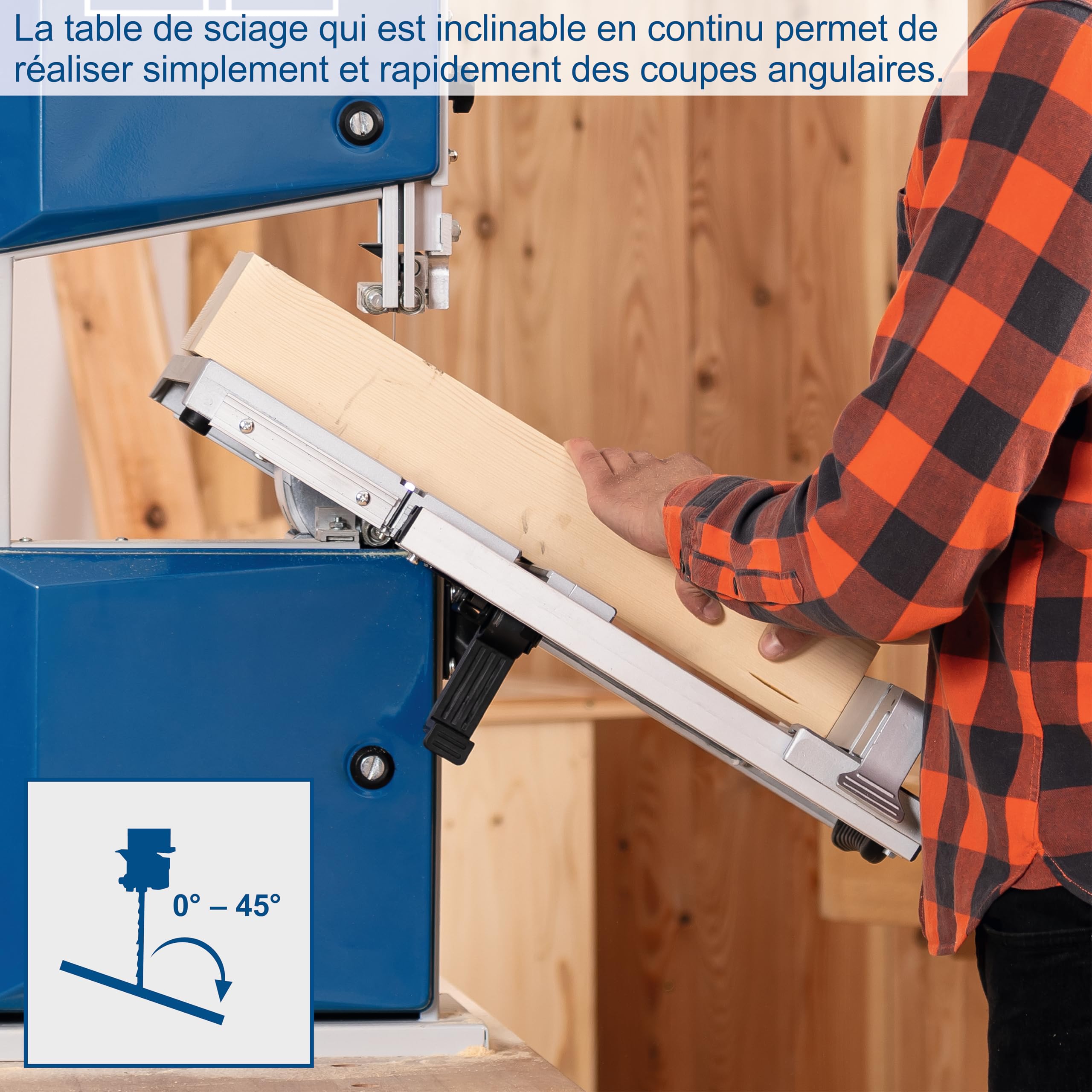Scheppach HBS Series HBS261 scie à ruban avec lame de rechange incluse 500 W