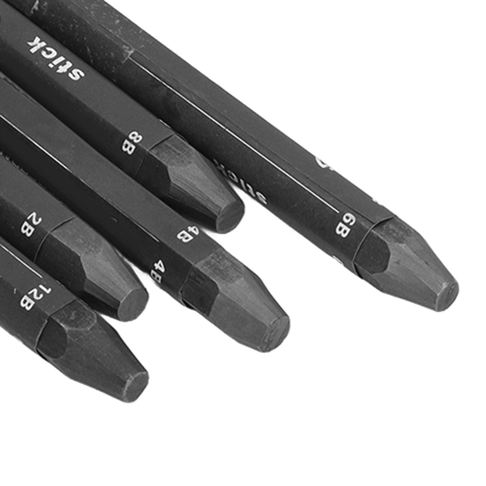 Omabeta Toys & Games bâtons de graphite solubles à l’eau 5 pièces hexagonaux 12 mm