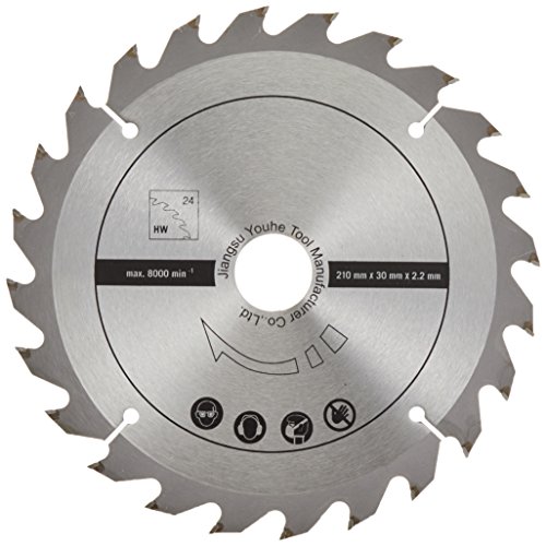 Scheppach HM Series lames de scie circulaire 210 mm, lot de 3, multi-matériaux