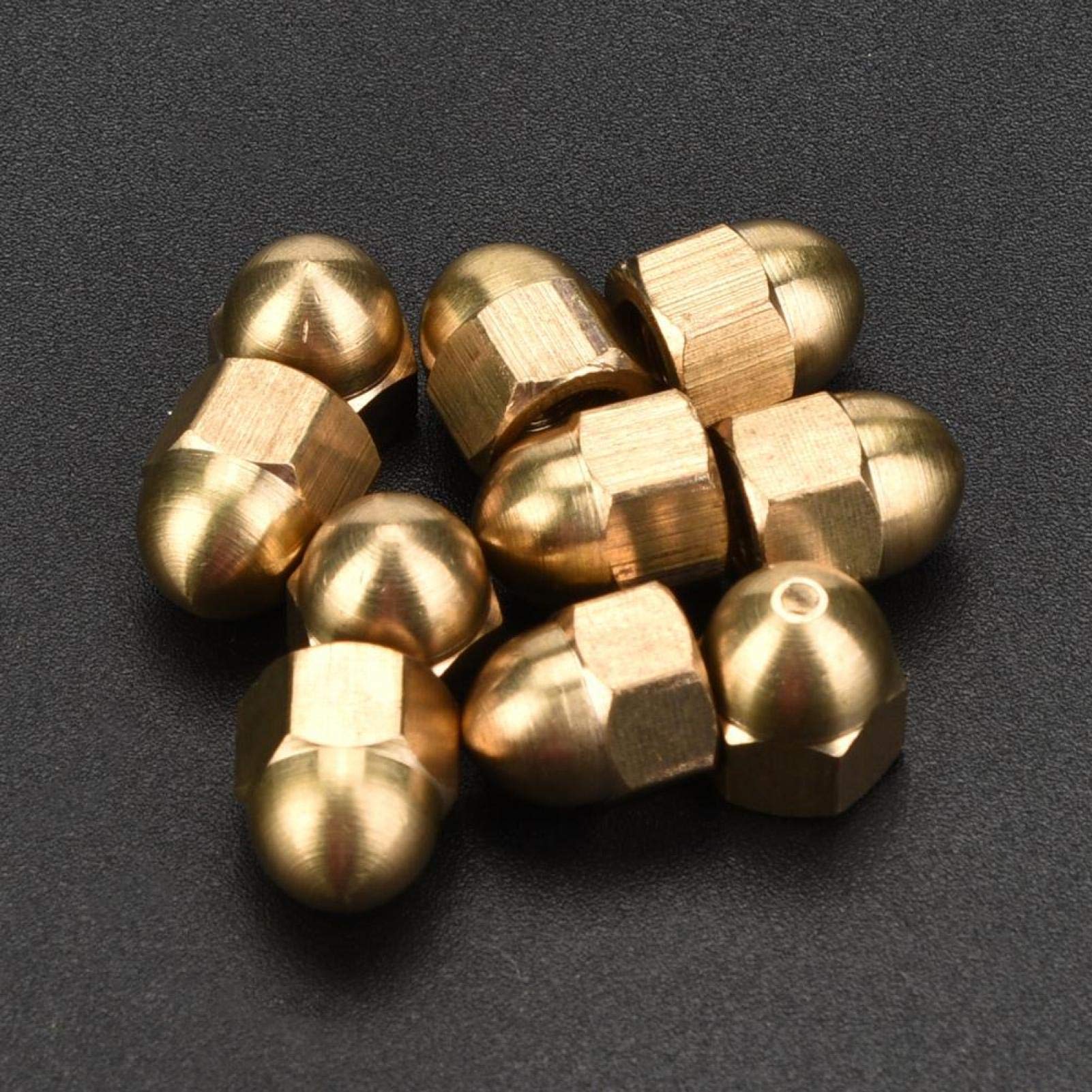 Omabeta Fasteners, Screws & Springs Écrou borgne M5 en laiton 20 pièces