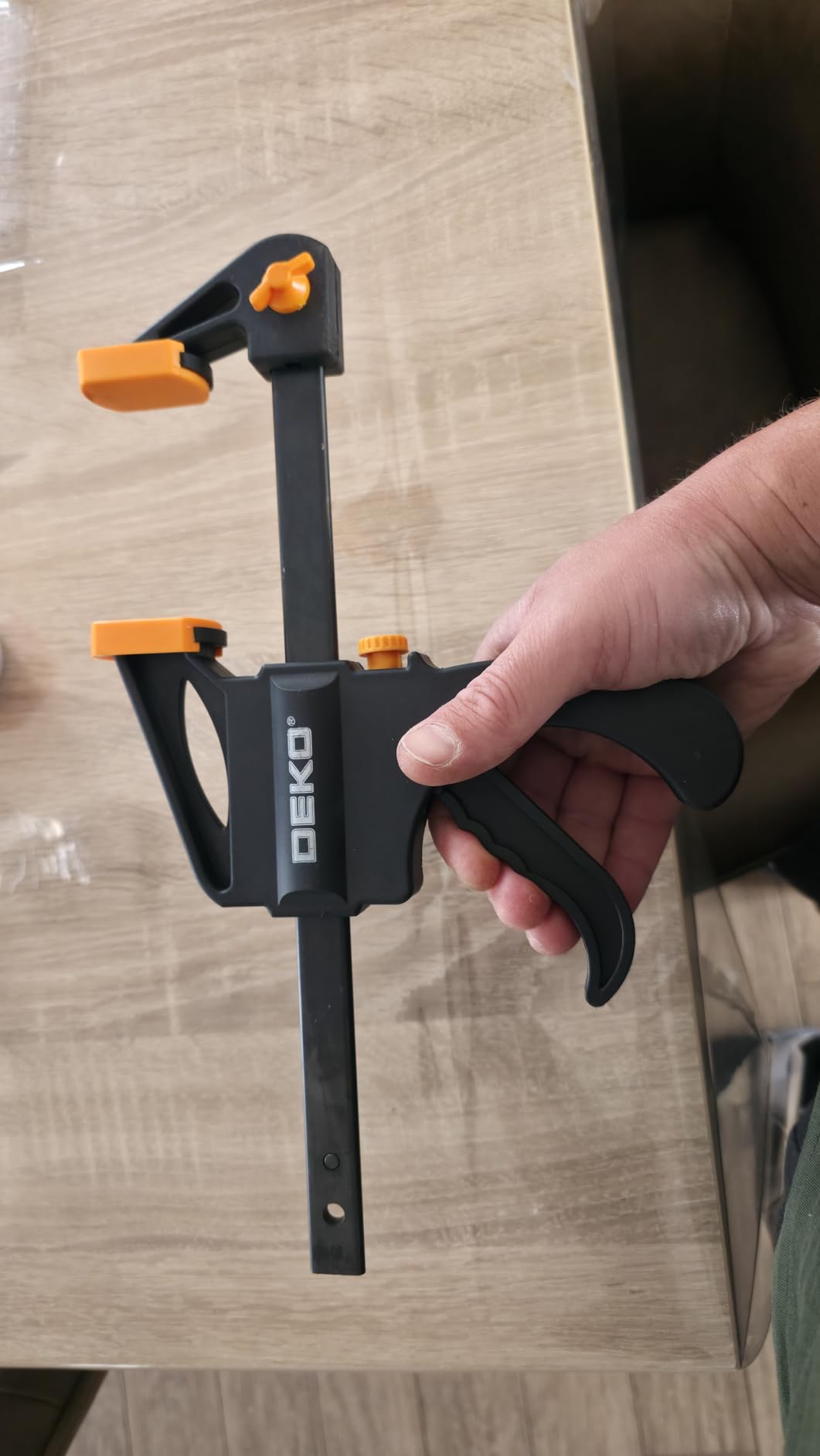 DEKOPRO TOOL KIT lot de 6 serre-joints F à libération rapide pour bois