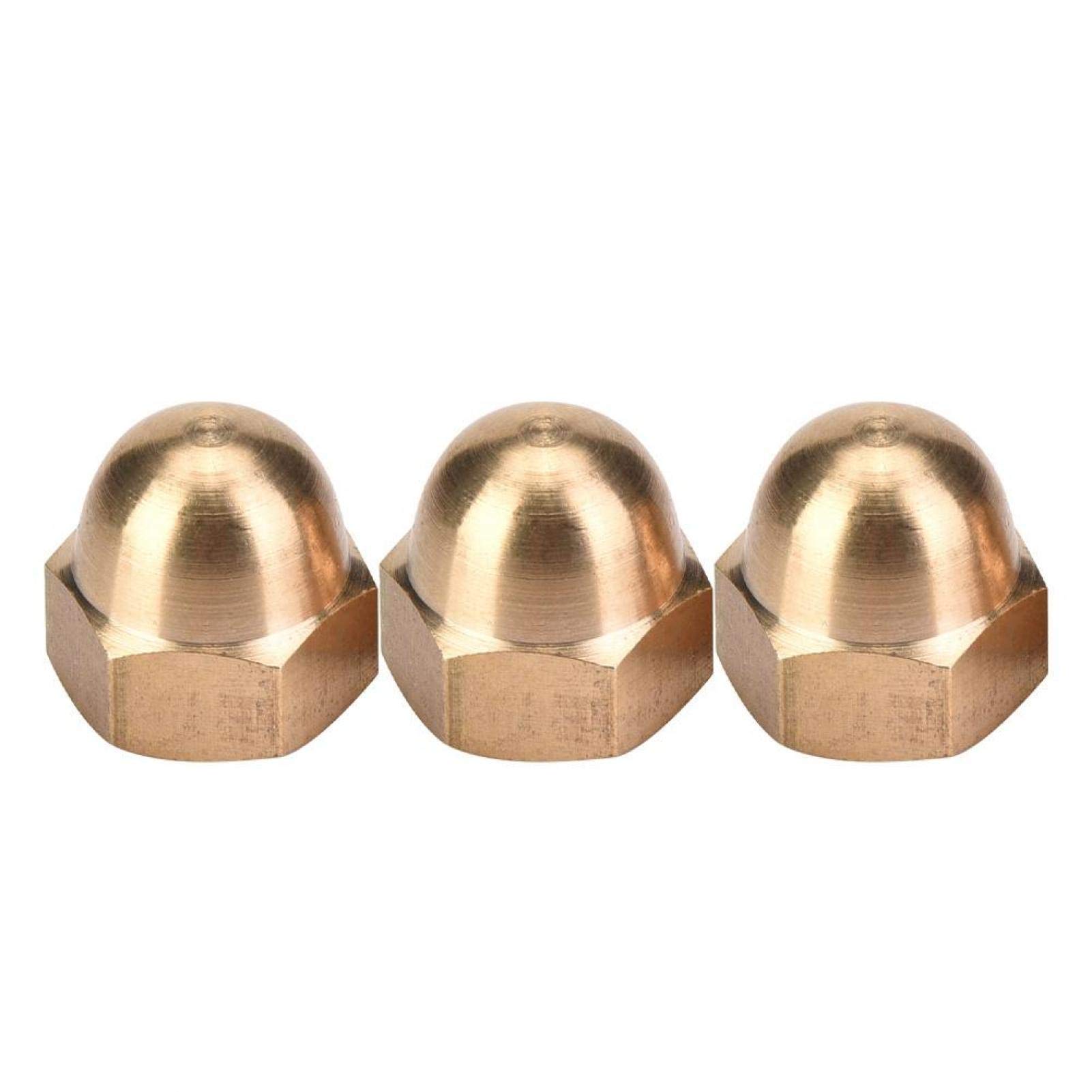 Omabeta Fasteners, Screws & Springs écrous borgnes M12, lot de 5 en laiton