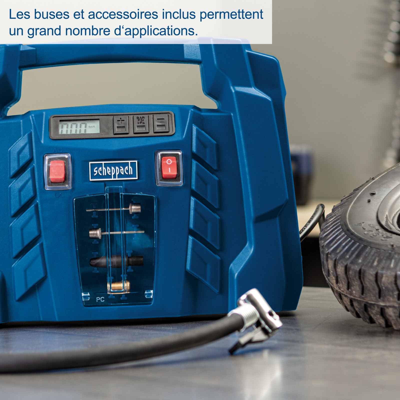 Scheppach HC Series Airforce5-150W compresseur portatif 12 V/230 V