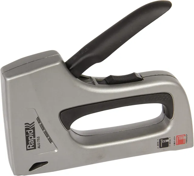 Rapid Agrafage ALU753 agrafeuse pour agrafes n°53 et clous n°8, poignée ergonomique