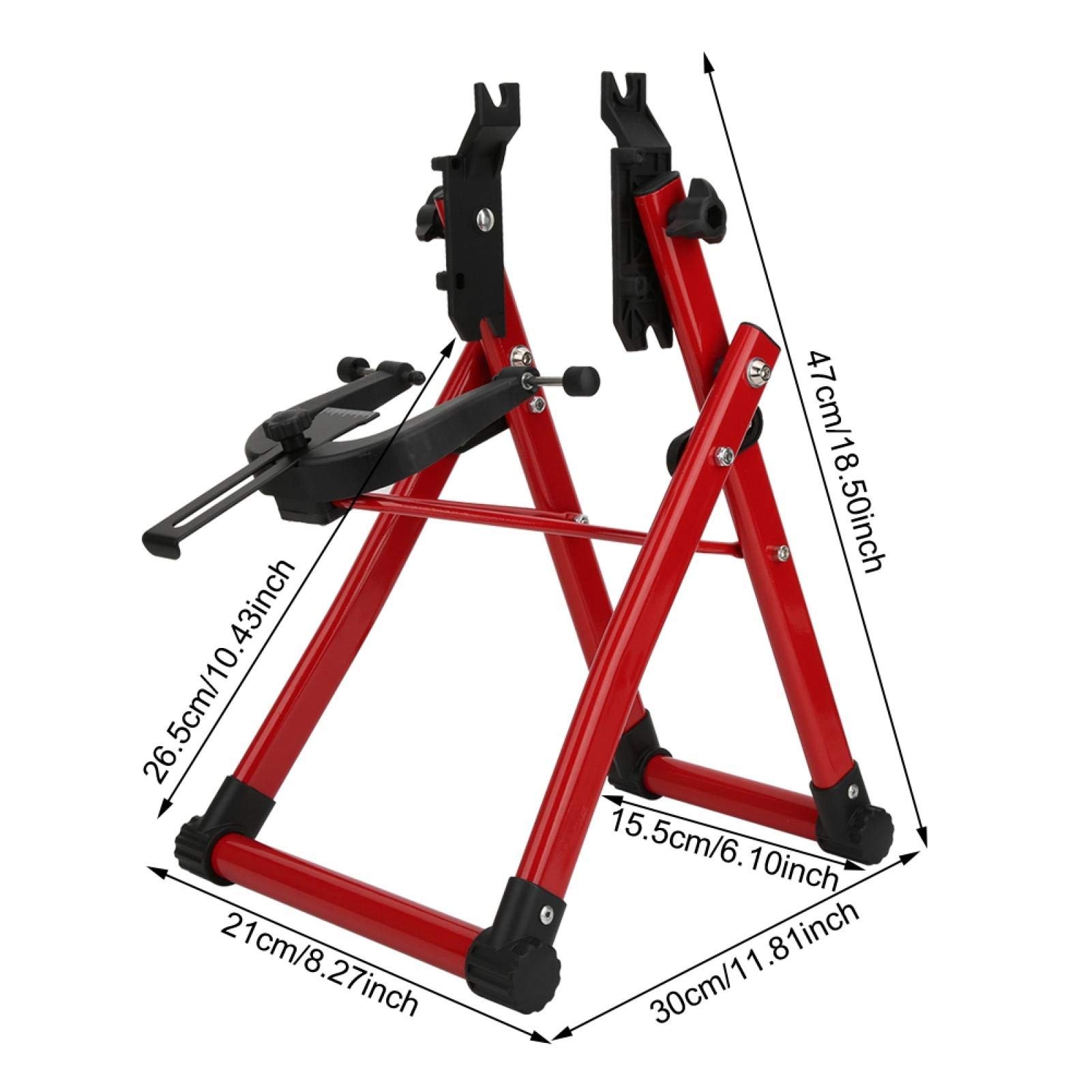 Omabeta Automotive Accessories support de centrage de roue vélo rouge aluminium