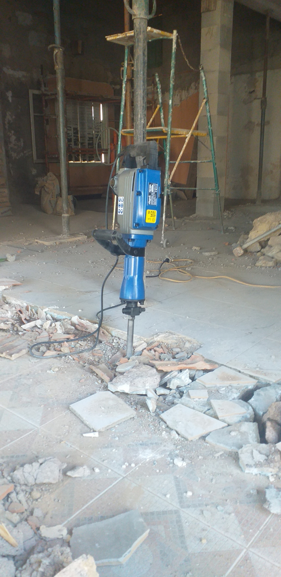Scheppach ST Series AB1600 marteau de démolition 1600 W, 50 J