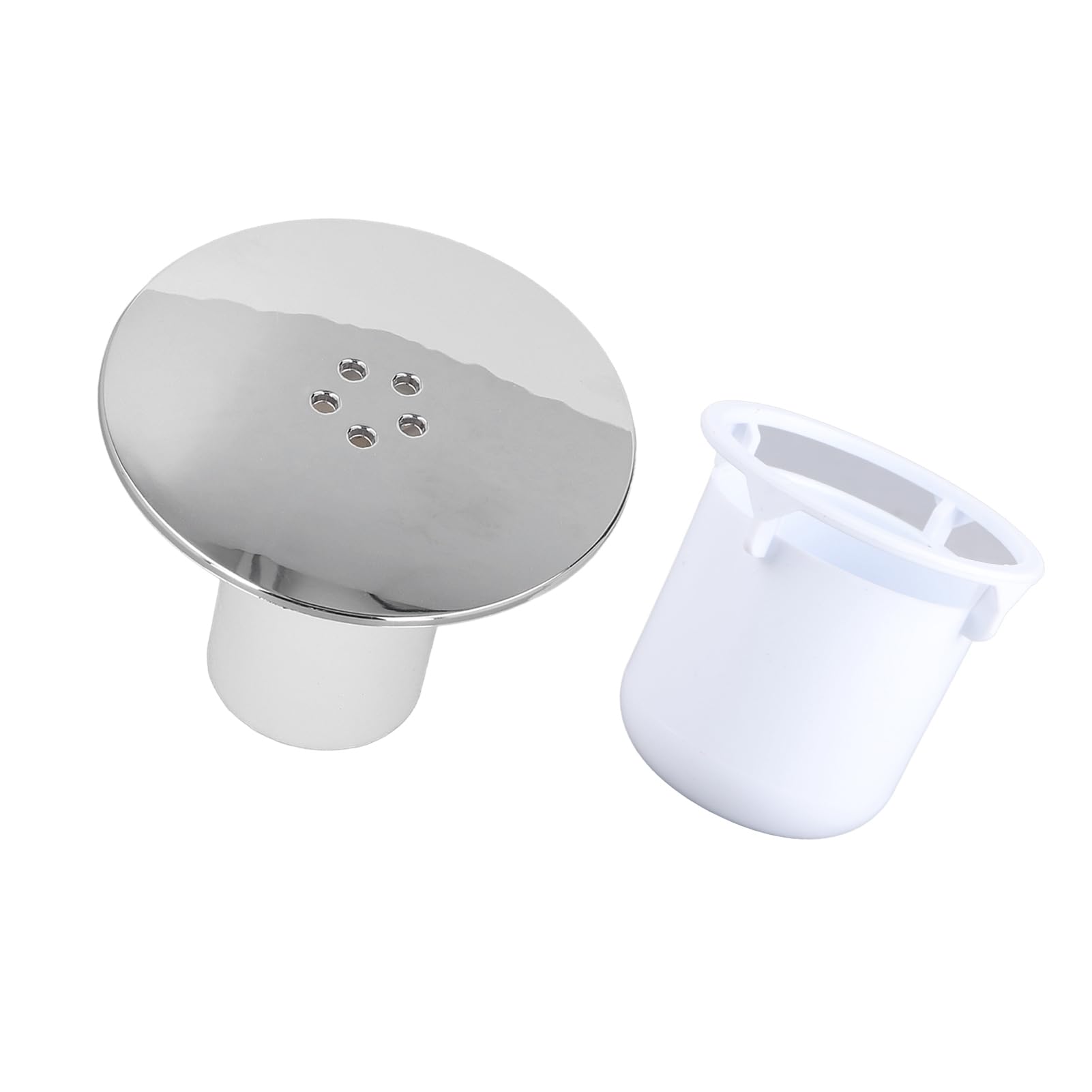 Omabeta Home Décor & Bathroom Décor couvercle de bonde de douche chromé 90 mm