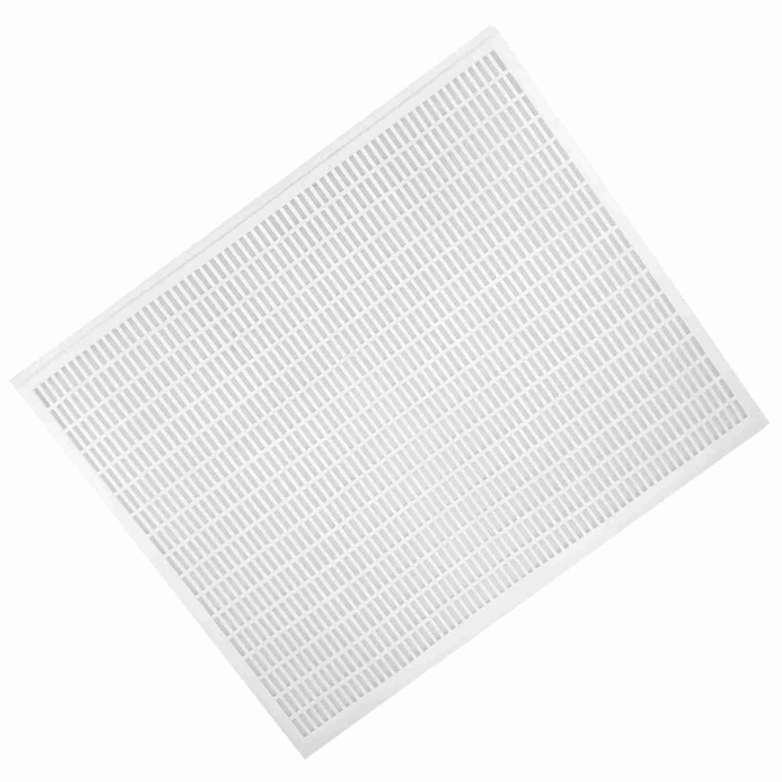 Omabeta Garden Machinery & Agricultural Equipment grille à reine 10 cadres 51 × 41 cm blanche en plastique