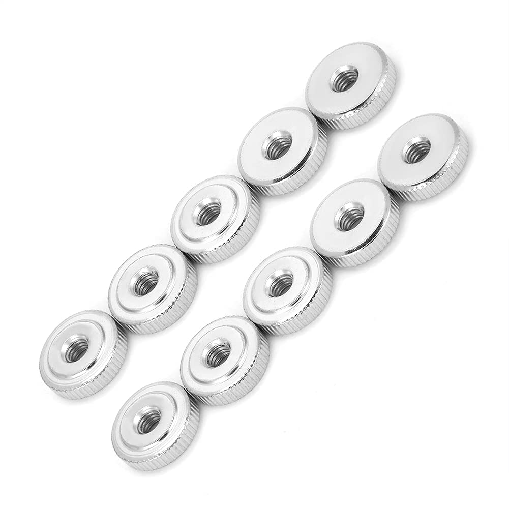 Omabeta Fasteners, Screws & Springs écrou moleté acier carbone M6 10 pièces