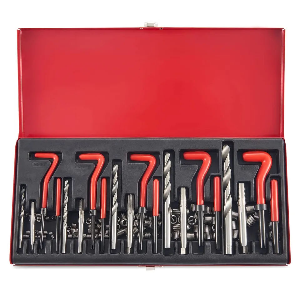 ZELCAN Thread Repair Kit kit réparation filetage Helicoil M5-M12 131 pièces