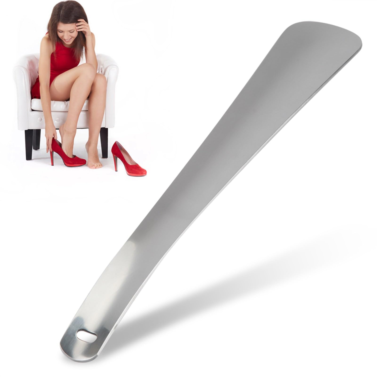 Omabeta Fashion Accessories & Umbrellas chausse-pied professionnel en acier inoxydable à long manche
