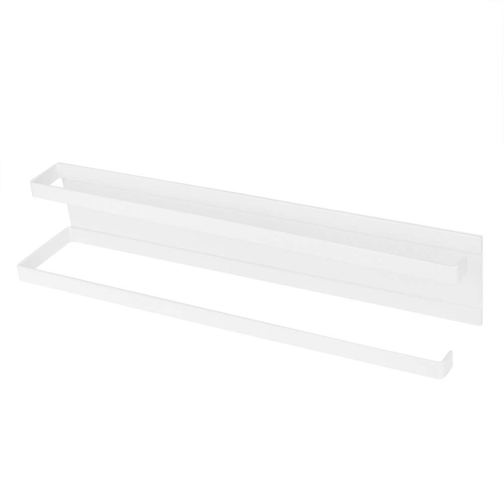 Omabeta Home Décor & Bathroom Décor porte-serviettes magnétique double blanc 40 cm